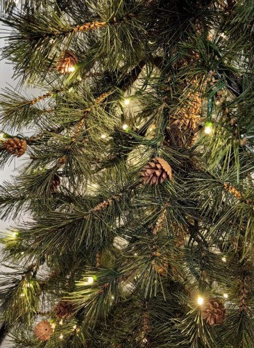 Needle Pine Christmas Tree = & 160 Multi Function LED Lights & 316 Tips - 5'