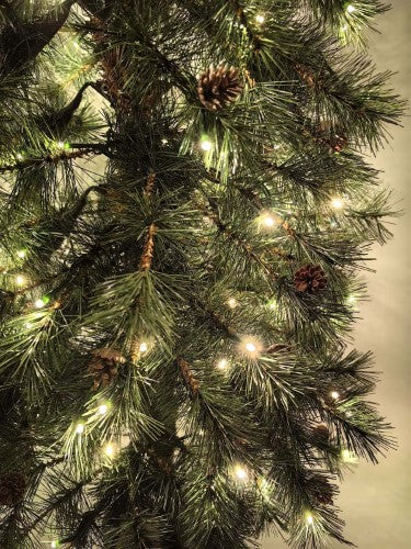 Needle Pine Christmas Tree = & 160 Multi Function LED Lights & 316 Tips - 5'