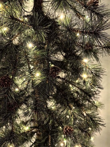 Needle Pine Christmas Tree = & 160 Multi Function LED Lights & 316 Tips - 5'