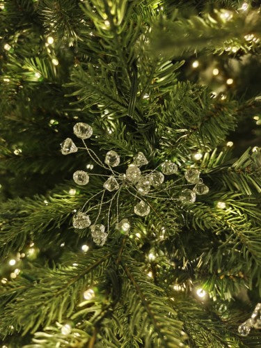 Tree Ornament - Floral Acrylic Crystal Drop