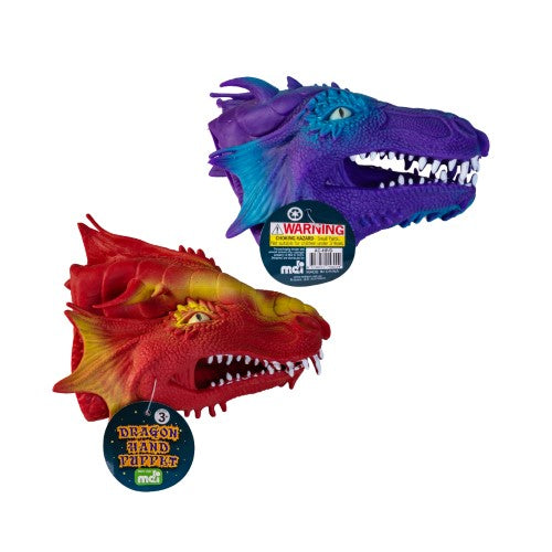 Hand Puppet - Dragon (Set of 12 Assorted)