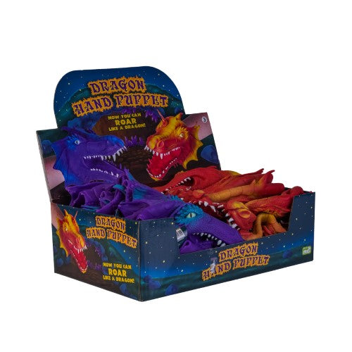 Hand Puppet - Dragon (Set of 12 Assorted)
