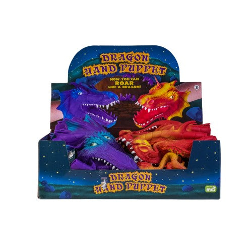 Hand Puppet - Dragon (Set of 12 Assorted)