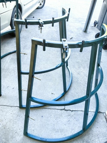 PVC Green Pine Tree with Metal Frame - 13'