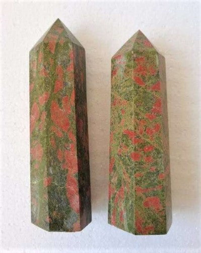 Crystal Point - Unakite (900-1010g)
