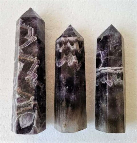 Crystal Point - Chevron Amethyst (460-530g)