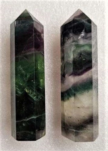 Crystgal Point - Fluorite (560-630g)
