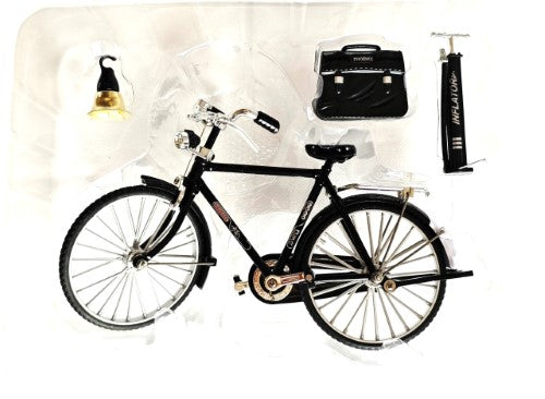 Ornament - Retro Bicycle Black (18 x 6 x 3cm)