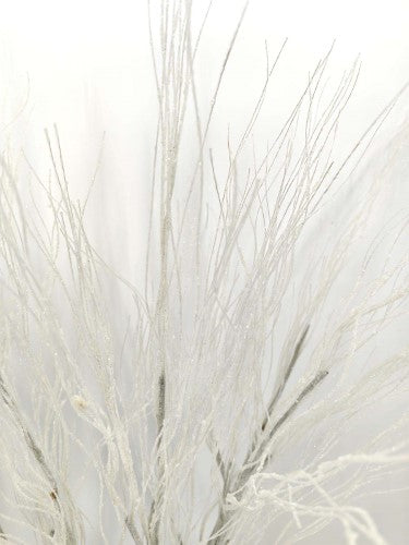 Artificial Twig Willow Spray (White Glitter)