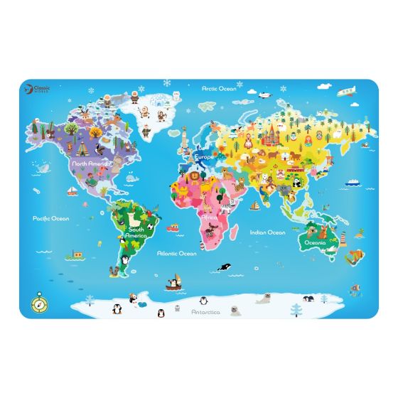 World Map Puzzle - 48pc - Classic World