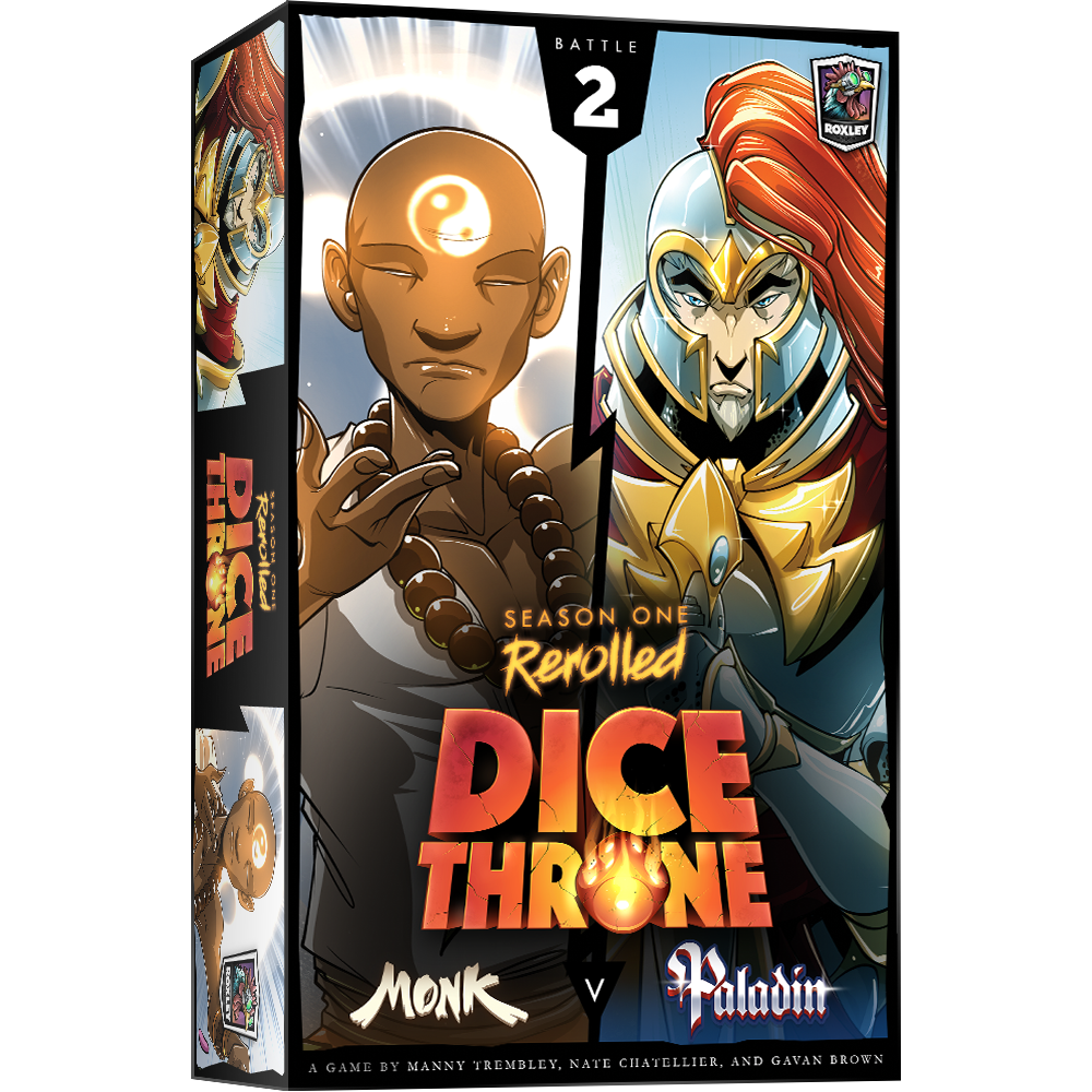 Dice Throne Season 1 Rerolled Monk v Paladin Box 2 - Board Game