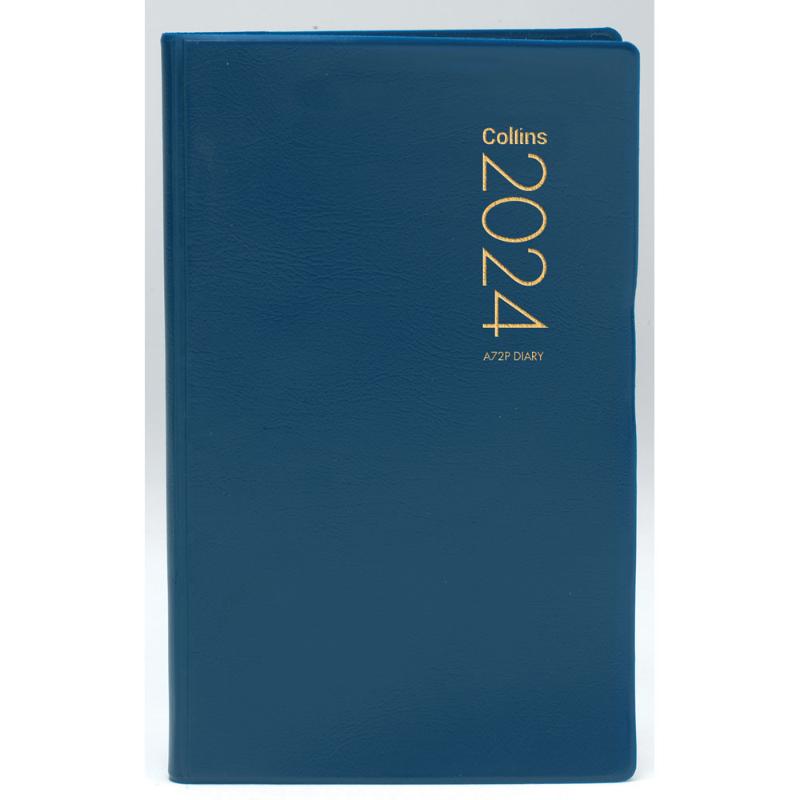 Collins Diary A72P Navy Even Year