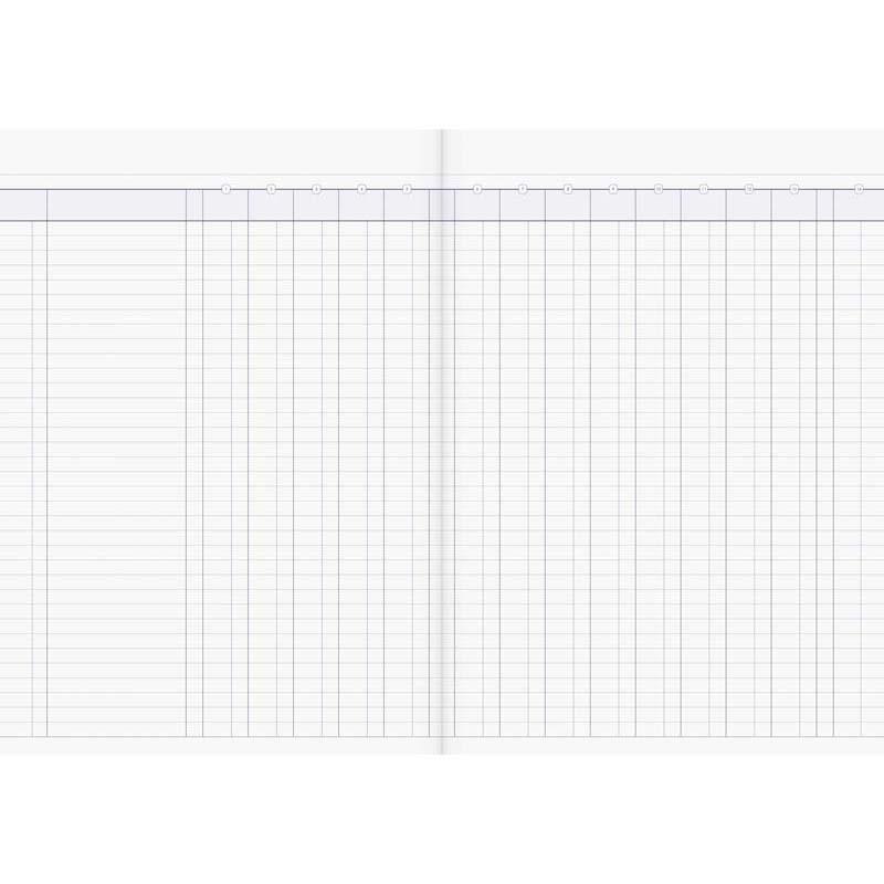 Milford A4 14 Money Column 26 Leaf Limp Analysis Book