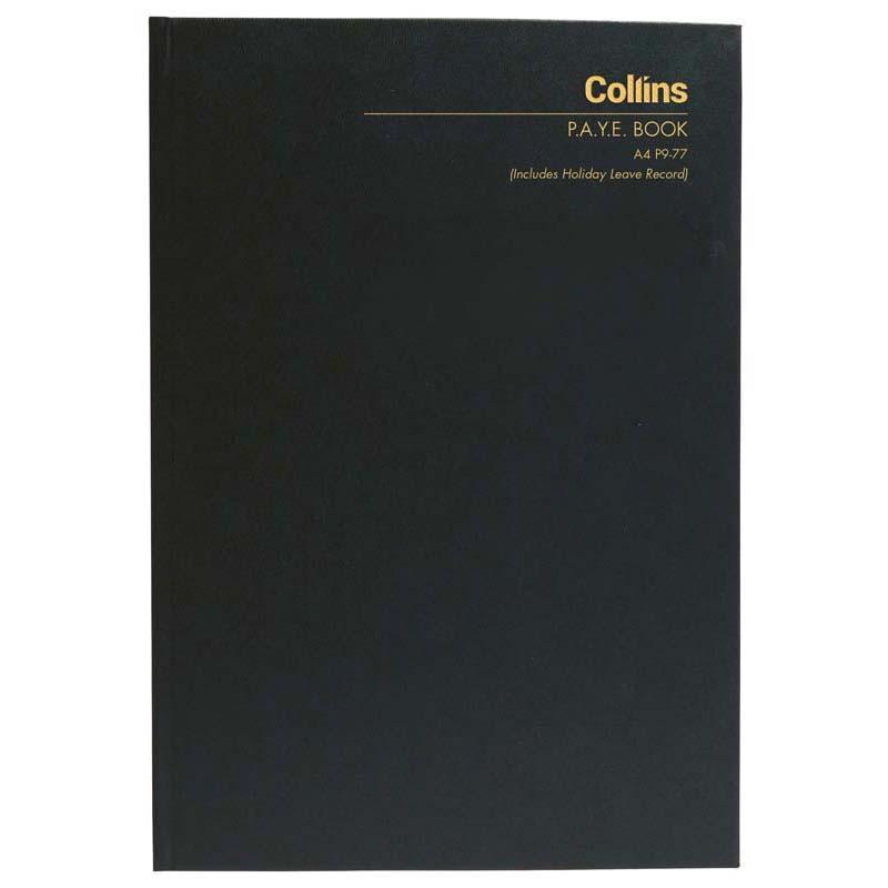 Collins Wage Book Hard Cover A4 P9-77
