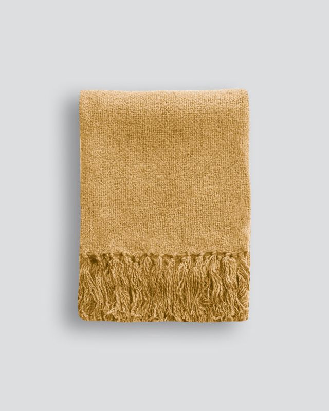 Serenade Throw - Butterscotch 125x150cm - OLLO