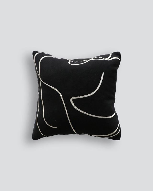 Alejandro Cushion - Black 45x45cm - OLLO