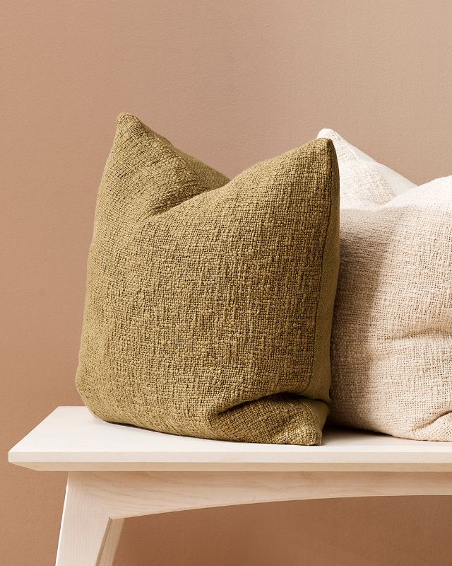 Bardot Cushion - Ivory 50x50cm - OLLO