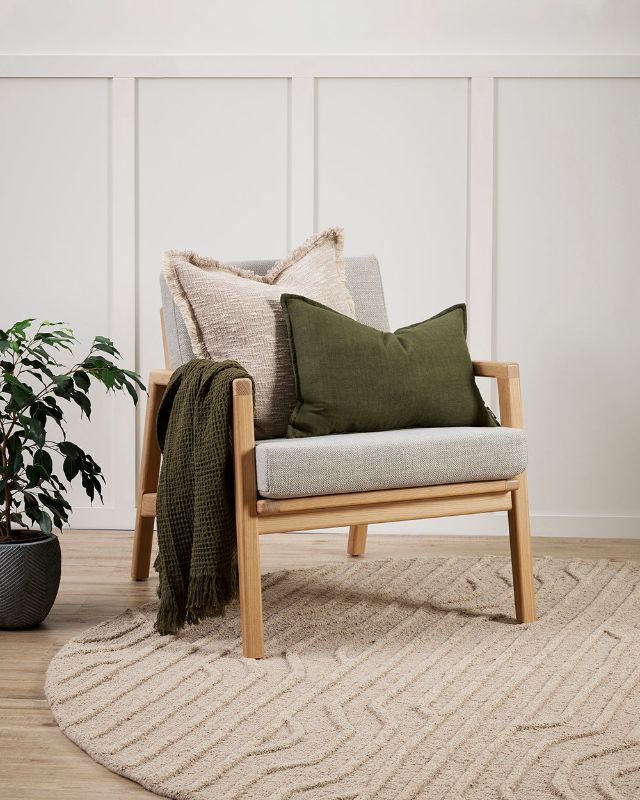 Celine Throw - Ecru 125x150cm - OLLO