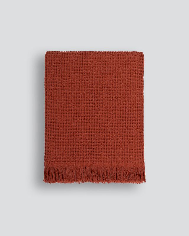 Celine Throw - Brick 125x150cm - OLLO