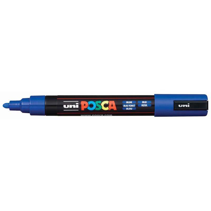 Uni Posca Marker 1.8-2.5mm Med Bullet Blue PC-5M
