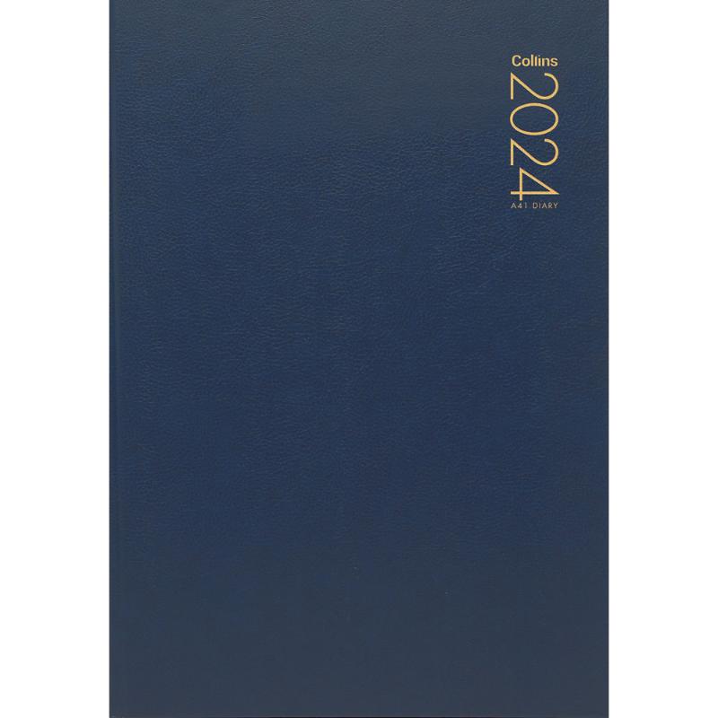 Collins Diary A41 Navy Even Year
