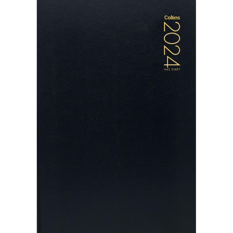 Collins Diary A42 Black Even Year