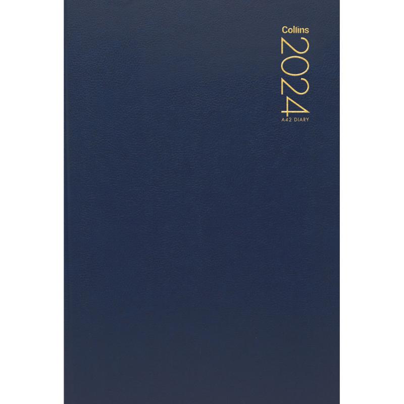 Collins Diary A42 Navy Even Year