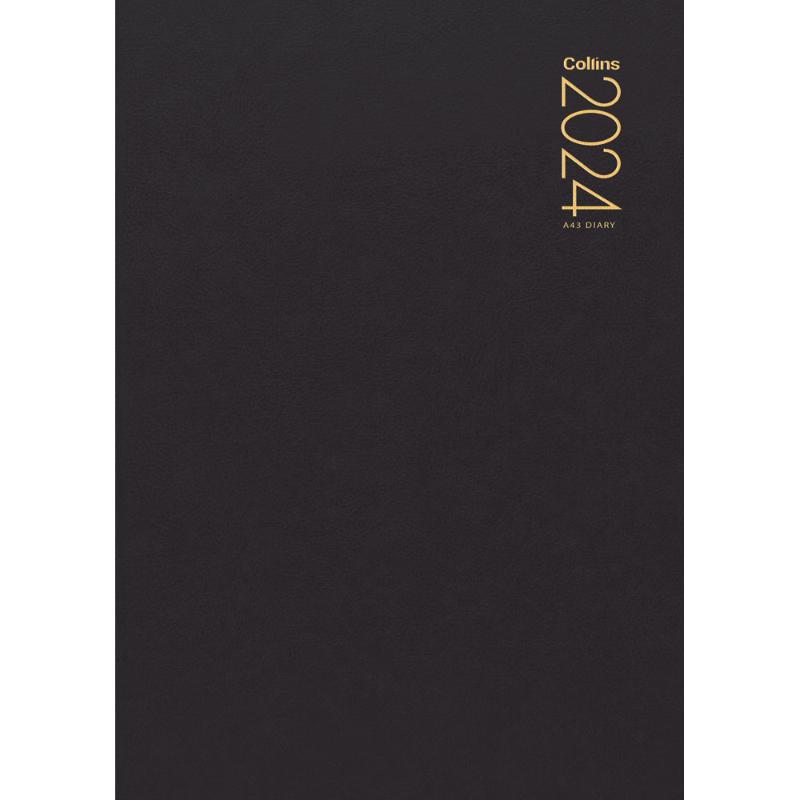 Collins Diary A43 Black Even Year