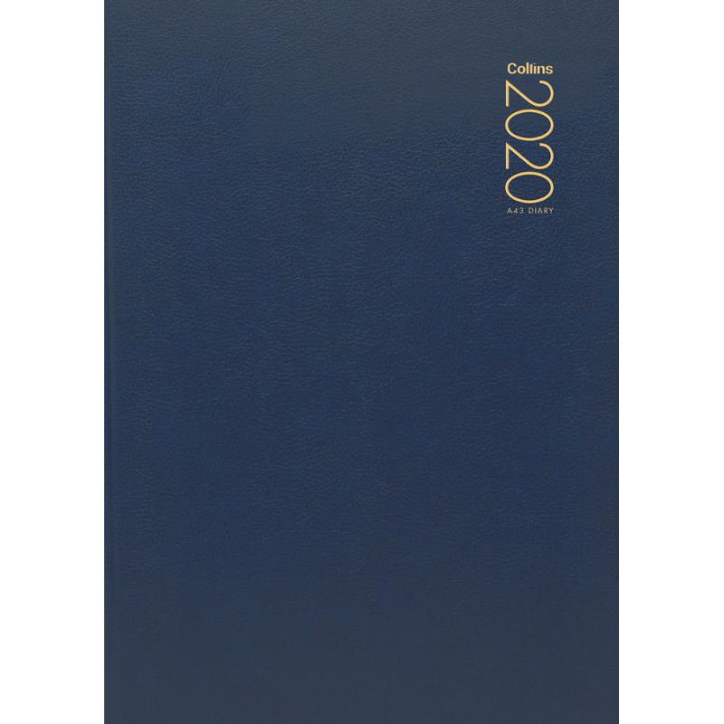Collins Diary A43 Navy Even Year