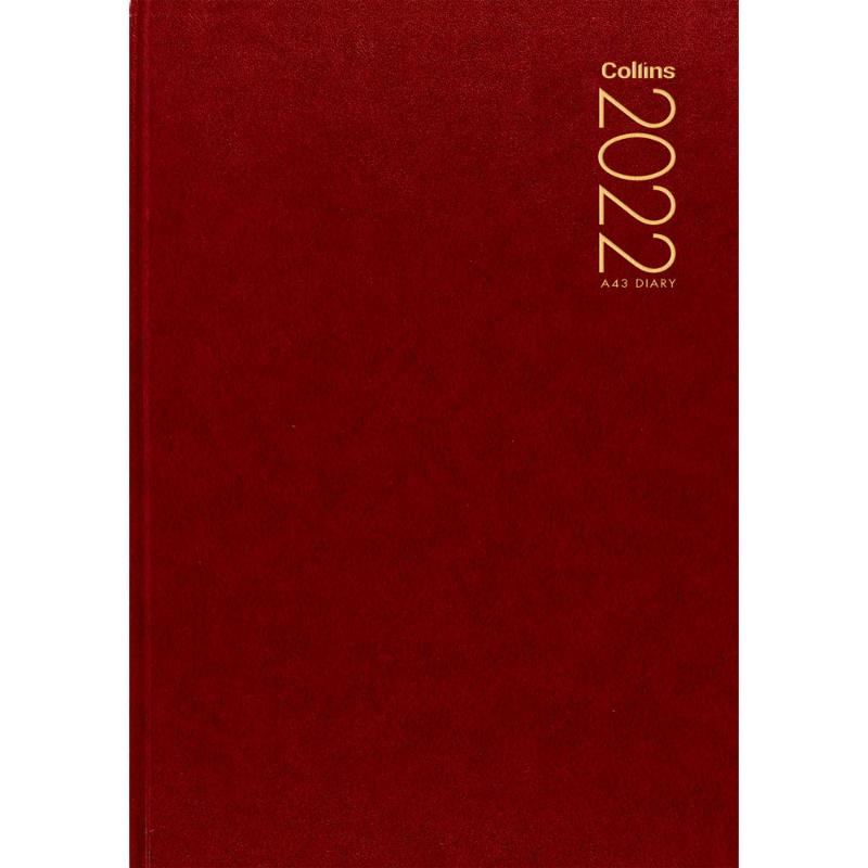 Collins Diary A43 Red Even Year