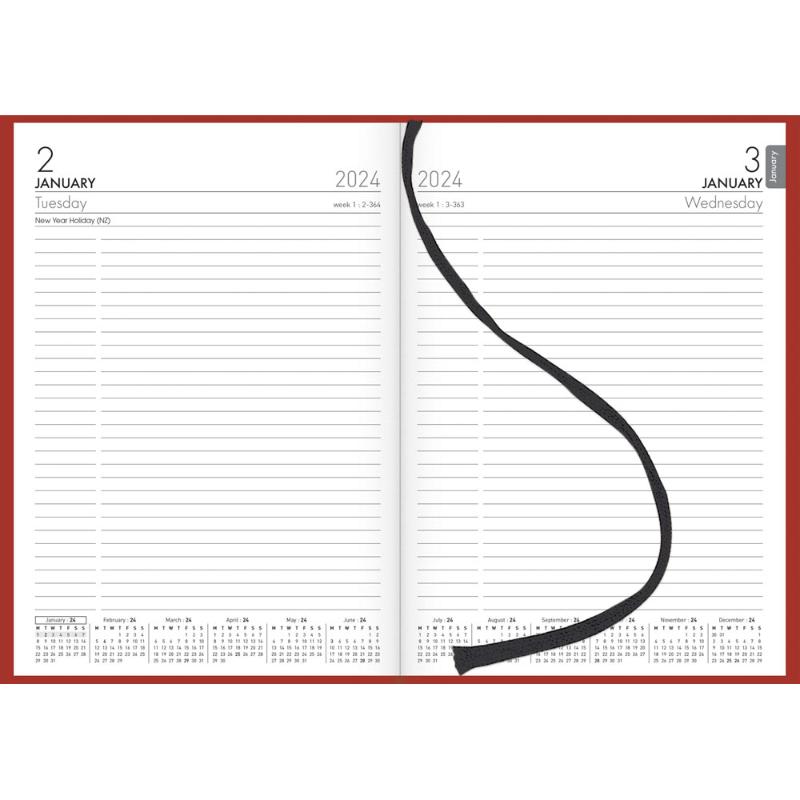 Collins Diary A51P Red Even Year