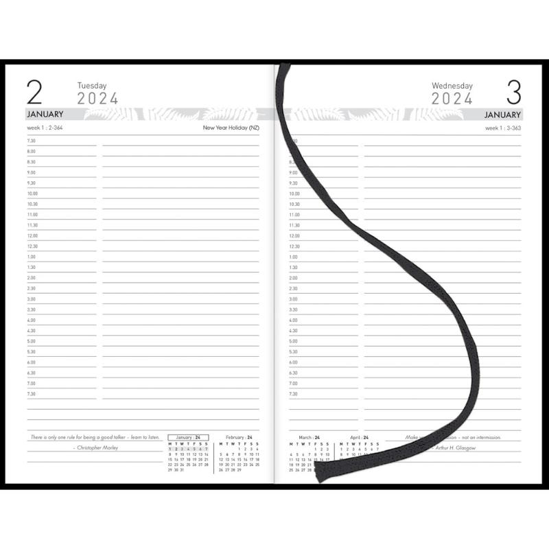 Collins Diary 81PA Black Even Year