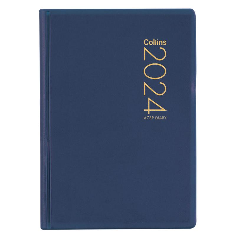 Collins Diary A73P Navy Even Year