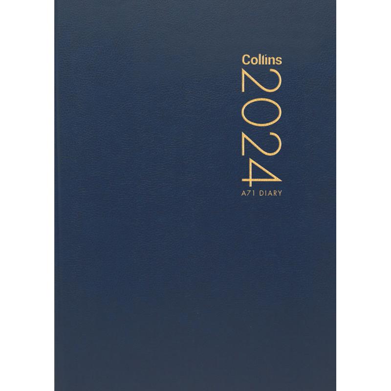 Collins Diary A71 Navy Even Year