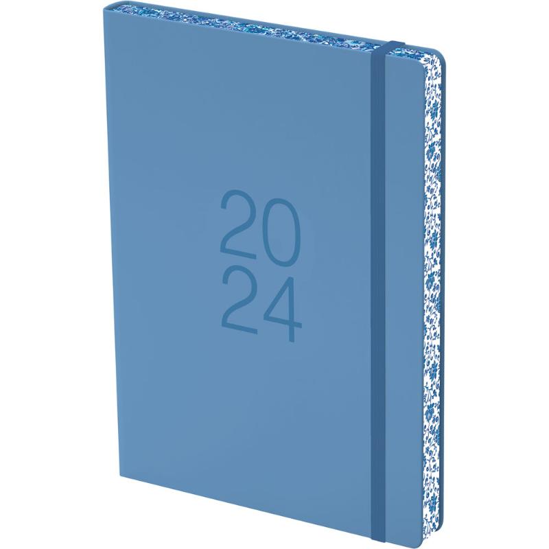 Collins Diary A51 Day Per Page Colour Edge Blue Even Year