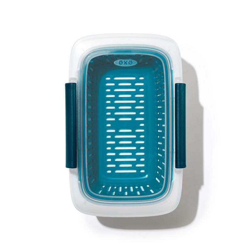OXO Good Grips Prep & Go Container With Colander | 0.4L