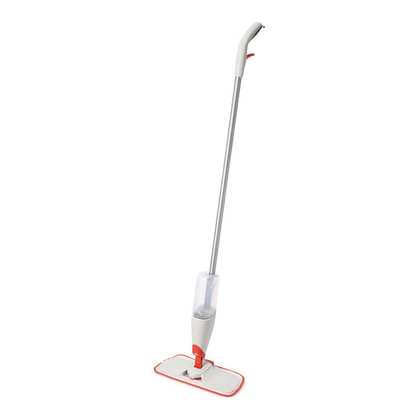 OXO - Microfiber Spray Mop with Slide-Out Scrubber