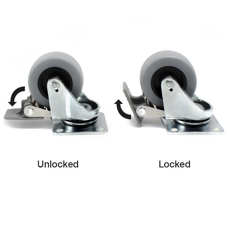 Alogic Castor Wheels - Set of 4 - Suitable for Smartbox Model SB-CT14BD