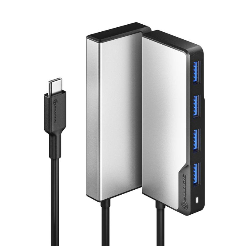 Alogic USB-C Fusion SWIFT 4-in-1 Hub - Space Grey