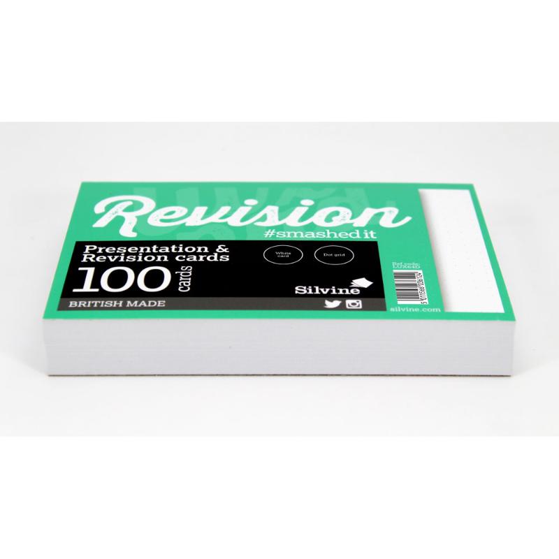 Luxpad Recycled Revision and Presentation Cards Dot Grid 6x4 100 Cards White
