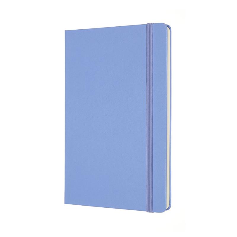 Moleskine Notebook Large Plain Hydrangea Blue Hard