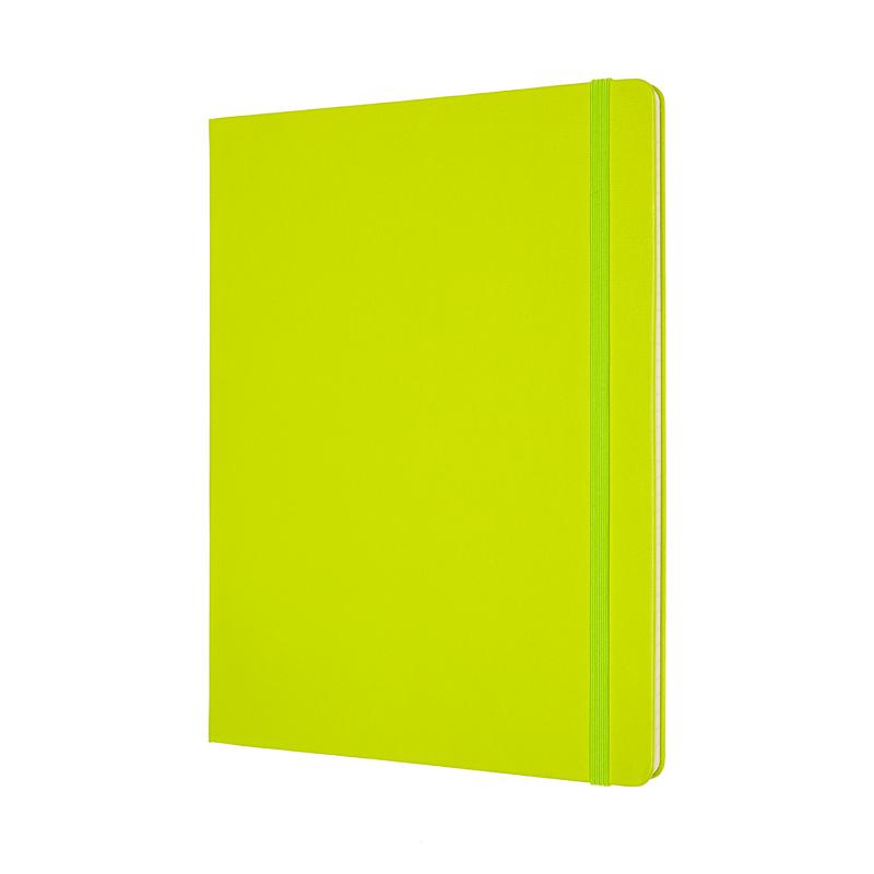 Moleskine Notebook XL Ruled Lemon Green Hard