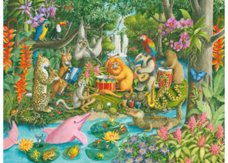 Ravensburger - Rainforest River Band 100pc