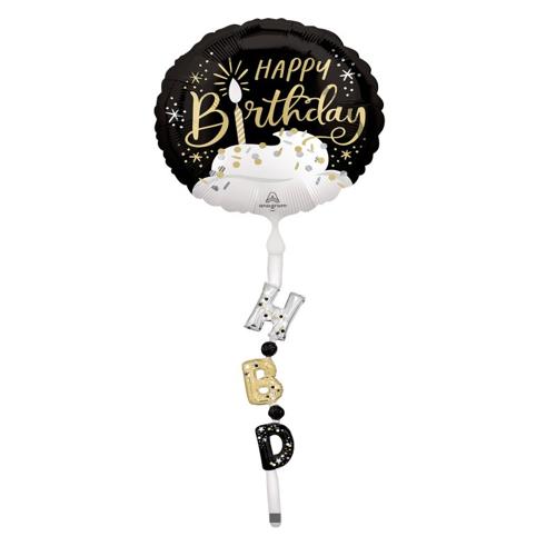 AirWalker XL Satin Black Silver Gold Birthday