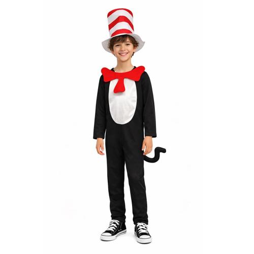 Dr Seuss Cat in the Hat Jumpsuit 4-6 Years