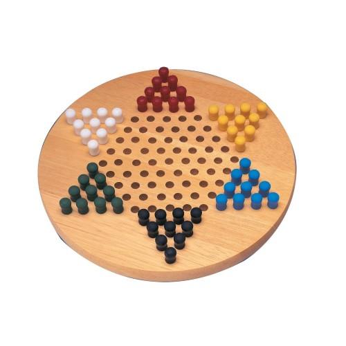 Chinese Checkers with pegs