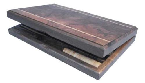 Backgammon DAL ROSSI Deluxe Walnut Burl
