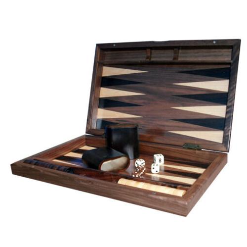 Backgammon DAL ROSSI Deluxe Walnut Burl