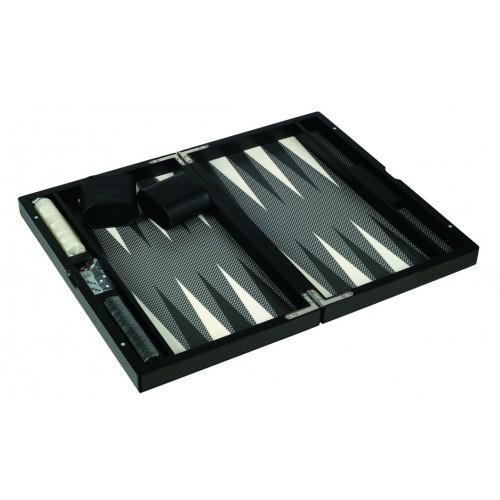 Dal Rossi Carbon Fibre Finish Backgammon 15