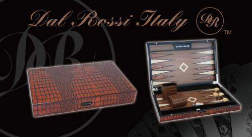 Wooden Crocodile Engraved Design Backgammon 18